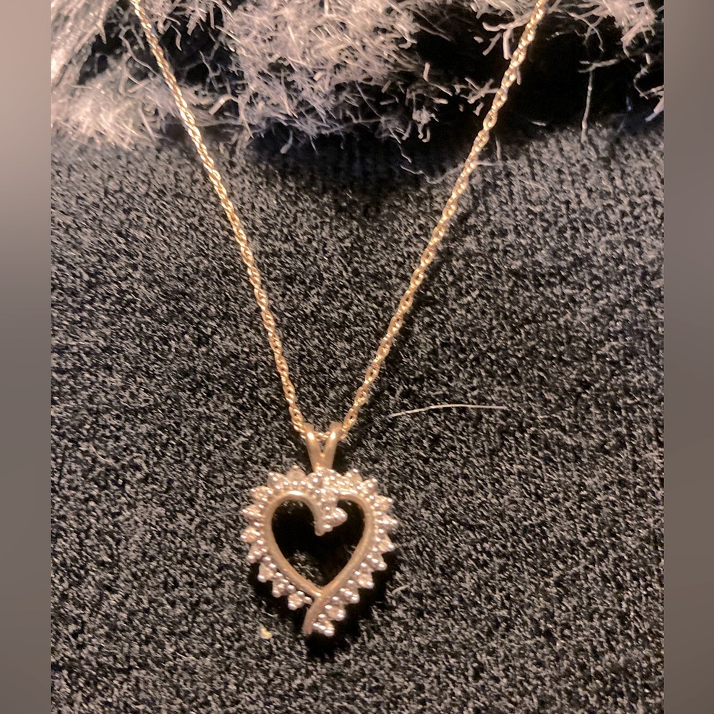 KAY jewelers diamond accent gold necklace